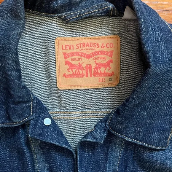 Levi’s Mens Denim Vest Size XL - Picture 3 of 3